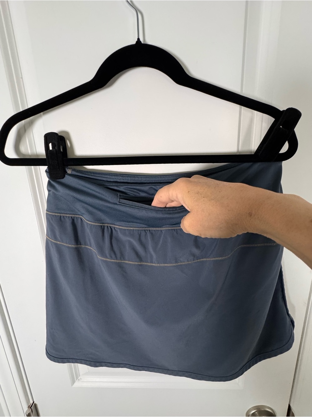 Free Fly Bamboo Lined Skort Charcoal Athletic Golf Tennis Pickleball S Casual - Picture 3 of 8